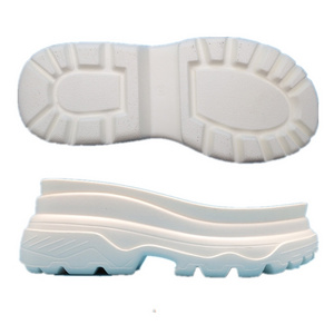 Sole Expert High Heel Sandal Sole ManufacturerOEM Customized PU Double layer sponge cake thick soles