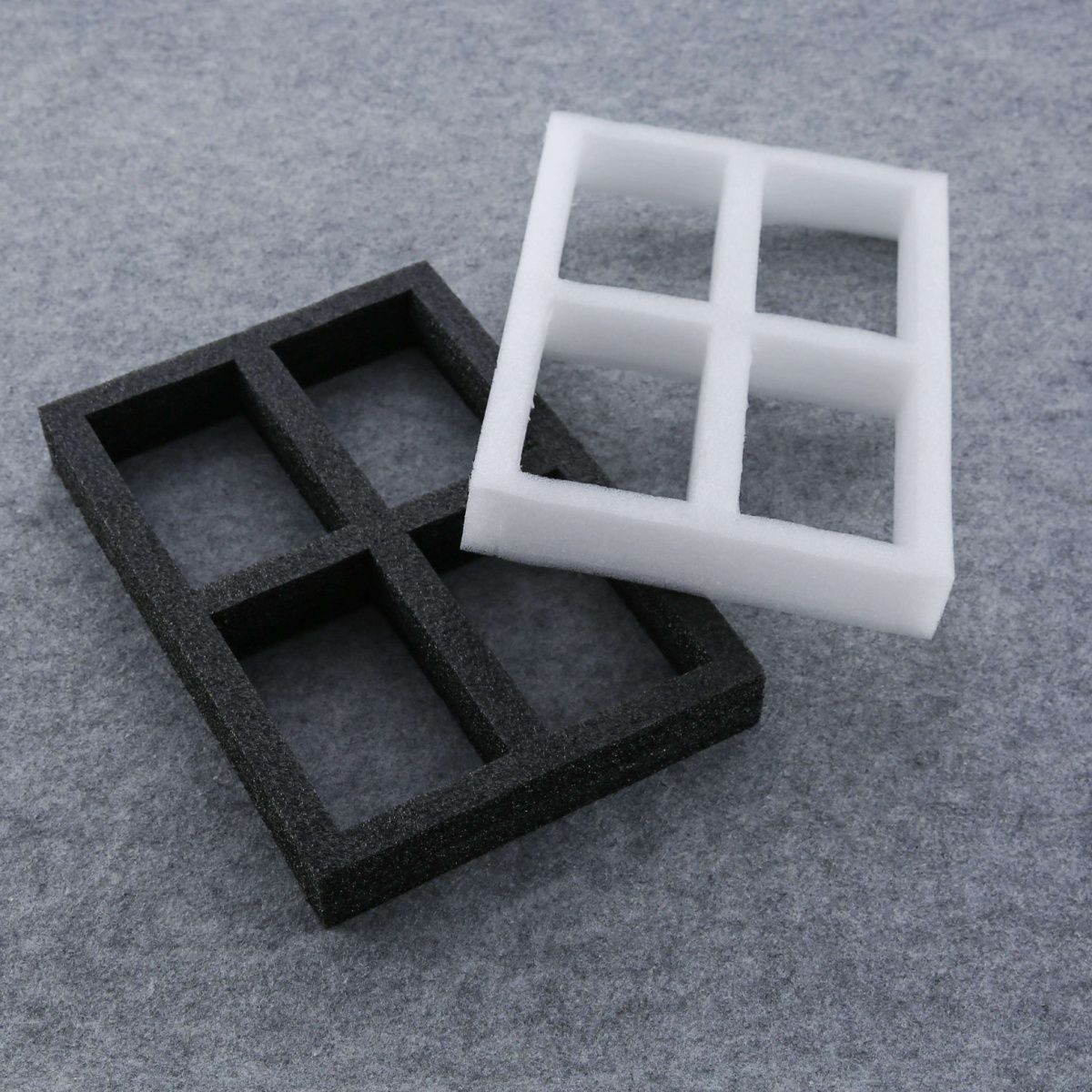 Die Cut Foam Packing Insert Cushion Box Insert for Earphone Insert Eva BLACK Custom OEM China Color Material Pad Raw Origin Roll