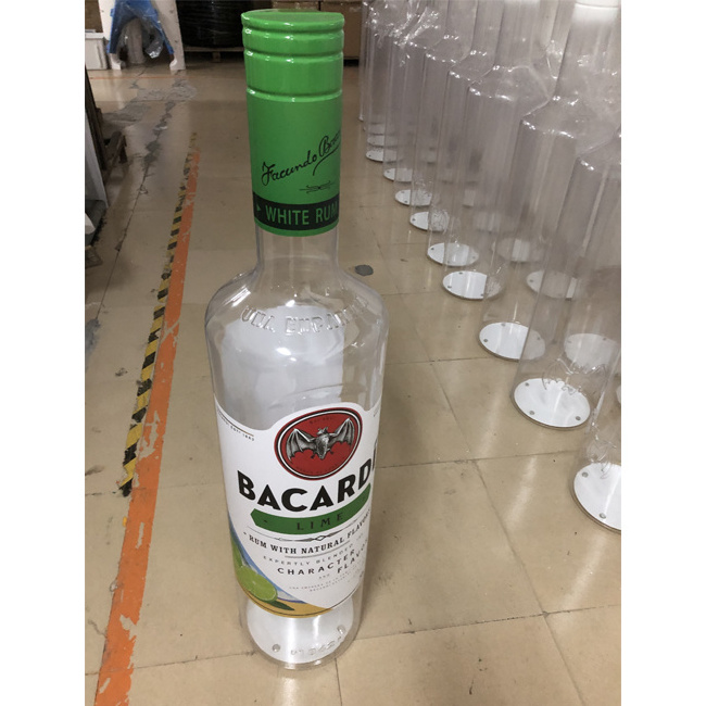 Custom Vacuum Forming Clear Acrylic Plastic Bottle Display Stand