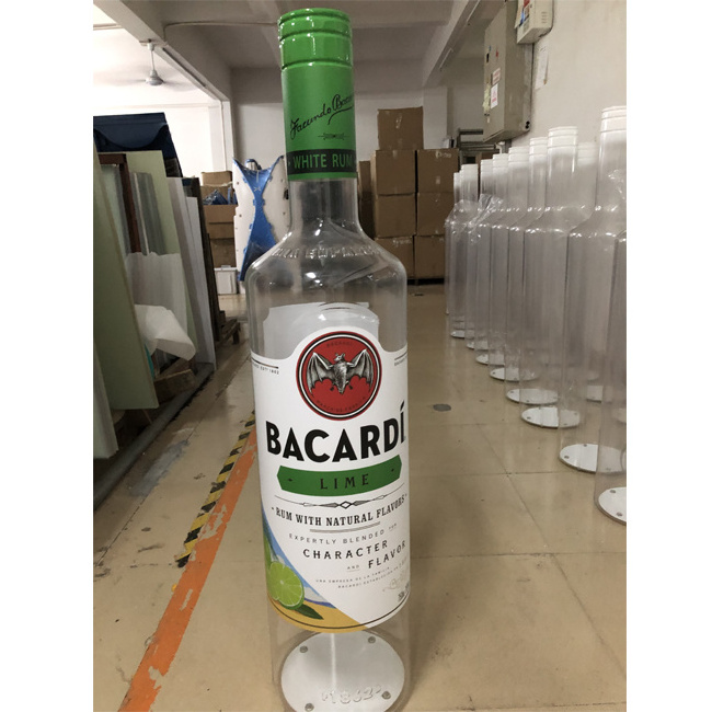 Custom Vacuum Forming Clear Acrylic Plastic Bottle Display Stand