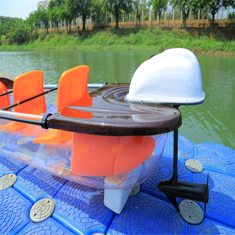 Remote control Transparent electric catamaran by Vacuum Forming