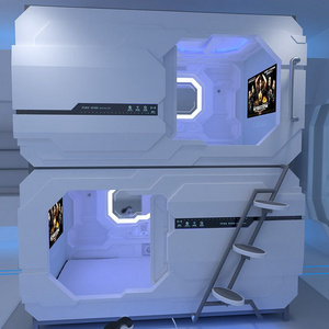 Customized Space Double Capsule Hostel Beds Capsule Bunk Bed Sleeping Pods