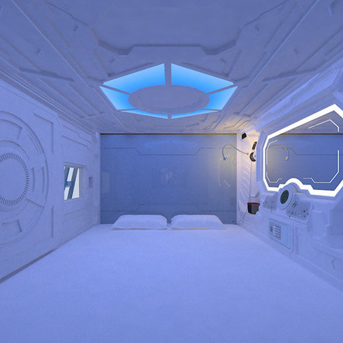 Customized Space Double Capsule Hostel Beds Capsule Bunk Bed Sleeping Pods