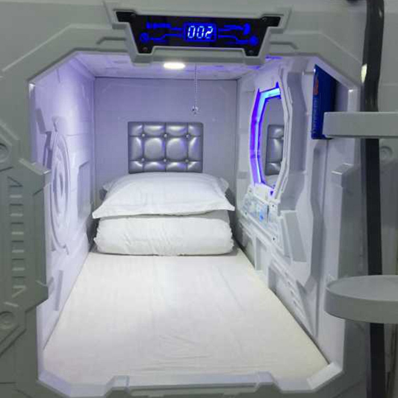 Customized Space Double Capsule Hostel Beds Capsule Bunk Bed Sleeping Pods