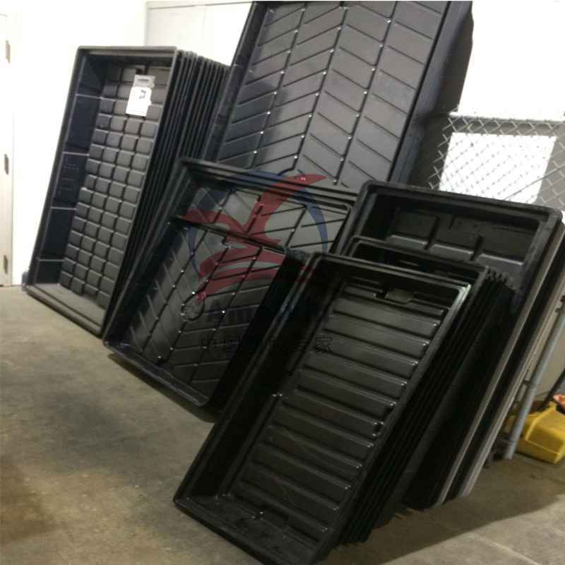 White Black 2x4 4x4 4x8 Feet Plastic NFT Hydroponic Grow Trays Supplier