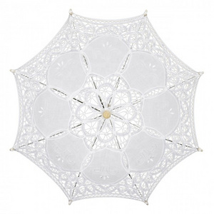 Classical Ins Popular Radius 30cm Sun Protection Parasols Bridal Umbrella Wedding Table Decoration Mini Lace Umbrella