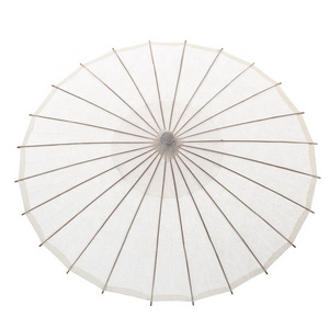 Amelie Wholesale Multi Purpose DIY Chinese Traditional White Paper Umbrella Party Decoration Parasol Wedding