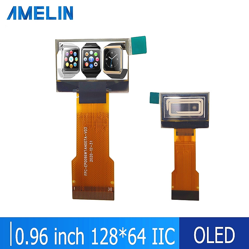 0.96 inch small OLED LCD display 128*64 white monochrome IC model: SSD1306 0.96-inch OLED module