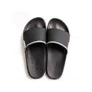 Plain Black Color EVA PU Slides Custom Flat Unisex Beachwear Hot Selling OEM Blank Inflatable Slides