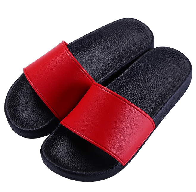 Outdoor Custom Printing Logo Pattern Unisex Black Plain Women's EVA PVC Rubber Slippers Slides Slippers For Women