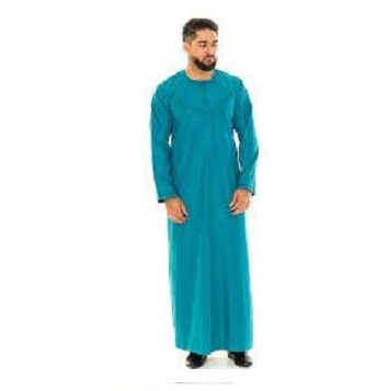 Wholesale Men's Cheap Price Clothing Hot Sale Splicing Arab Middle Eastern Muslim Men Thobes