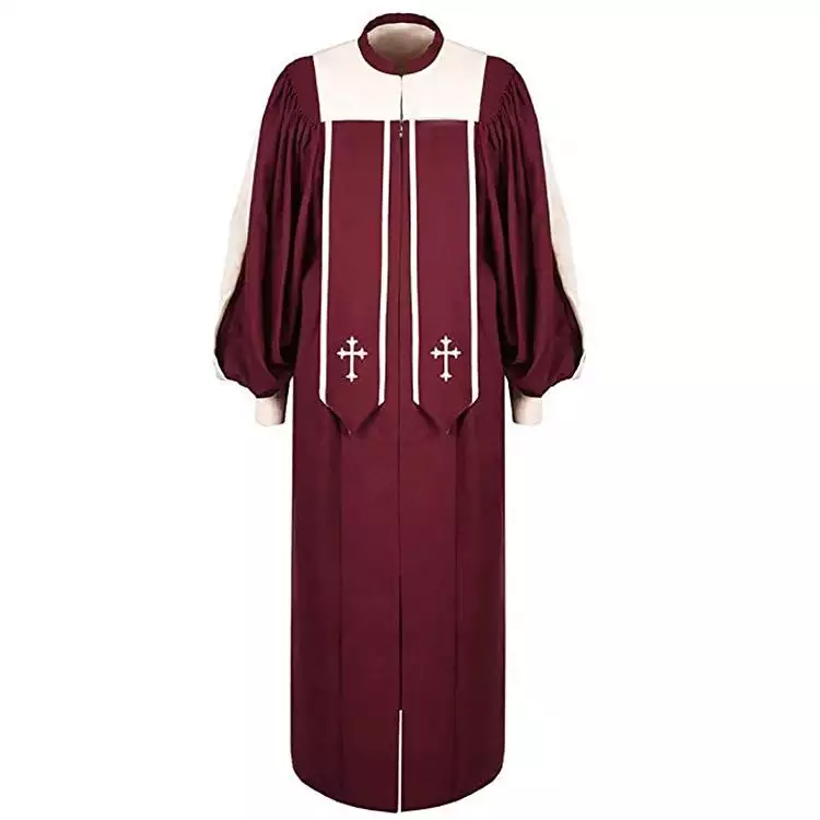 2022 OEM Wholesale Stock Custom Clergy Robes Classical Church Vestments Choir Robes For church father