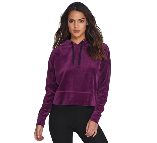 2024 Ladies Spring Wear Drop Shoulder Arrival Long Sleeve Oversized Breathable Pullover Velour Hoodies Streetwear Velvet Hoodies