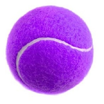 Purple Color Plain Tennis Ball Good Quality Rubber Wool Sports Custom Training Blank Tennis Balls