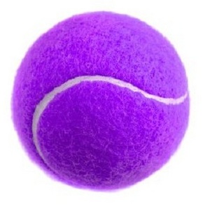 Purple Color Plain Tennis Ball Good Quality Rubber Wool Sports Custom Training Blank Tennis Balls