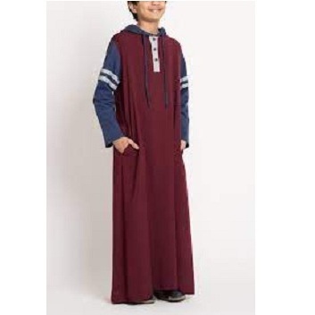 Wholesale Men's Cheap Price Clothing Hot Sale Splicing Arab Middle Eastern Muslim Men Thobes