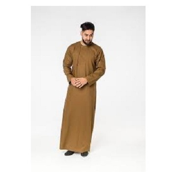 Wholesale Men's Cheap Price Clothing Hot Sale Splicing Arab Middle Eastern Muslim Men Thobes