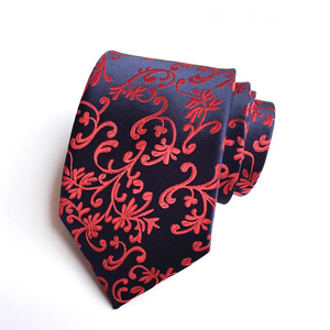 2023 High Quality Fashion Trendy Velvet Customized Embroidered Polyester Silk Suit Accessories Label Tie For Men