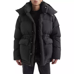 OEM High Quality Winter Custom manufacturer Men's Lightweight Plus Size puffer down jackets without hood