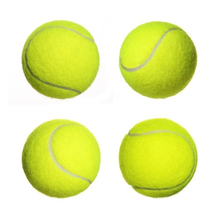 Purple Color Plain Tennis Ball Good Quality Rubber Wool Sports Custom Training Blank Tennis Balls