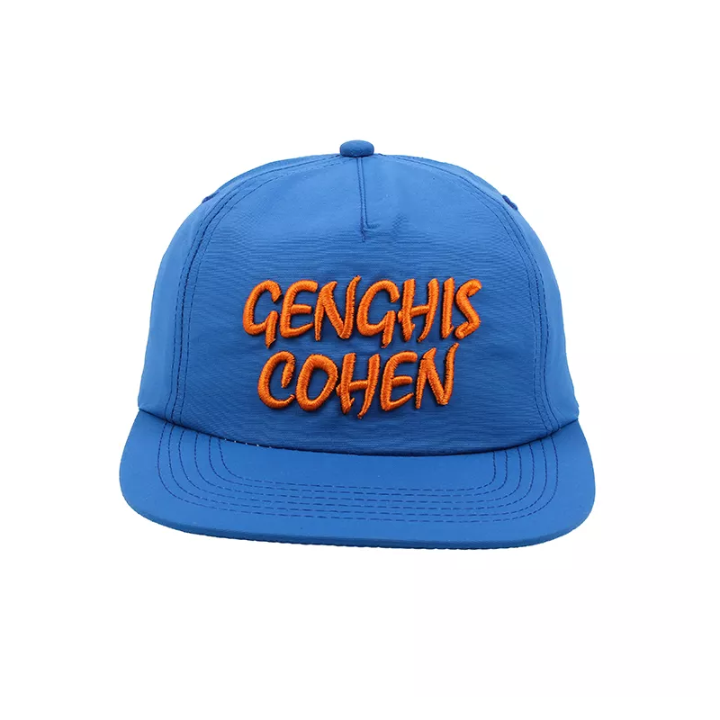 2022 Wholesale Customized High Quality blue blank plain unstructured corduroy 5 panel rope hats for men