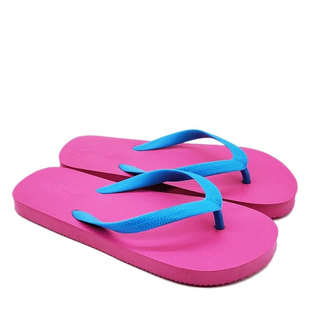 Wholesale Custom Plain Red Color Beach Slippers Casual Flip Flop Anti Slip Breathable Blank Home Slippers