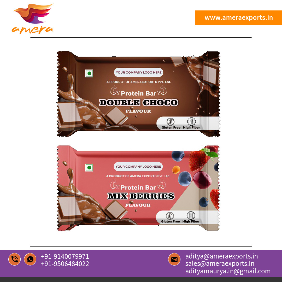 Bulk Quantity Wholesaler of Highly Nutritious Coffee Peanut Mix Berries Flavors Protein Bar at Reliable Market Price