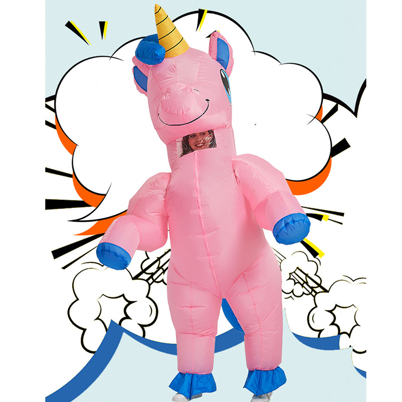 Inflatable Costume Toy Inflatable Animal Costume Fat Suit Mascot Costumes for Adults Inflat Unicorn Cartoon Holiday Party