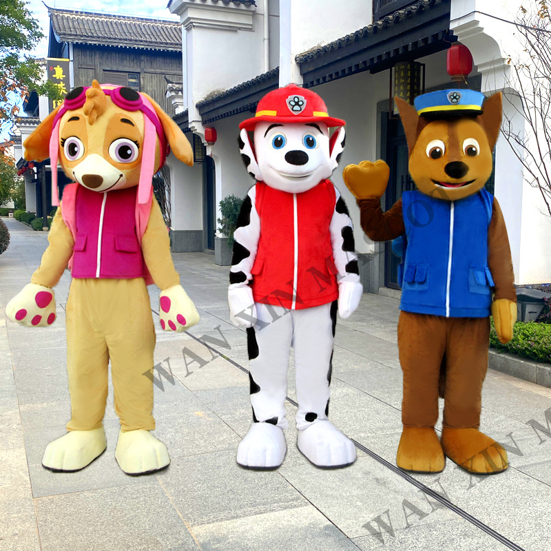 Adults PAW Dog Patrol Mascot Costume Custom Made Watermelon Mascots Cartoon Character Costumes For Party Custom Mascot Costumes