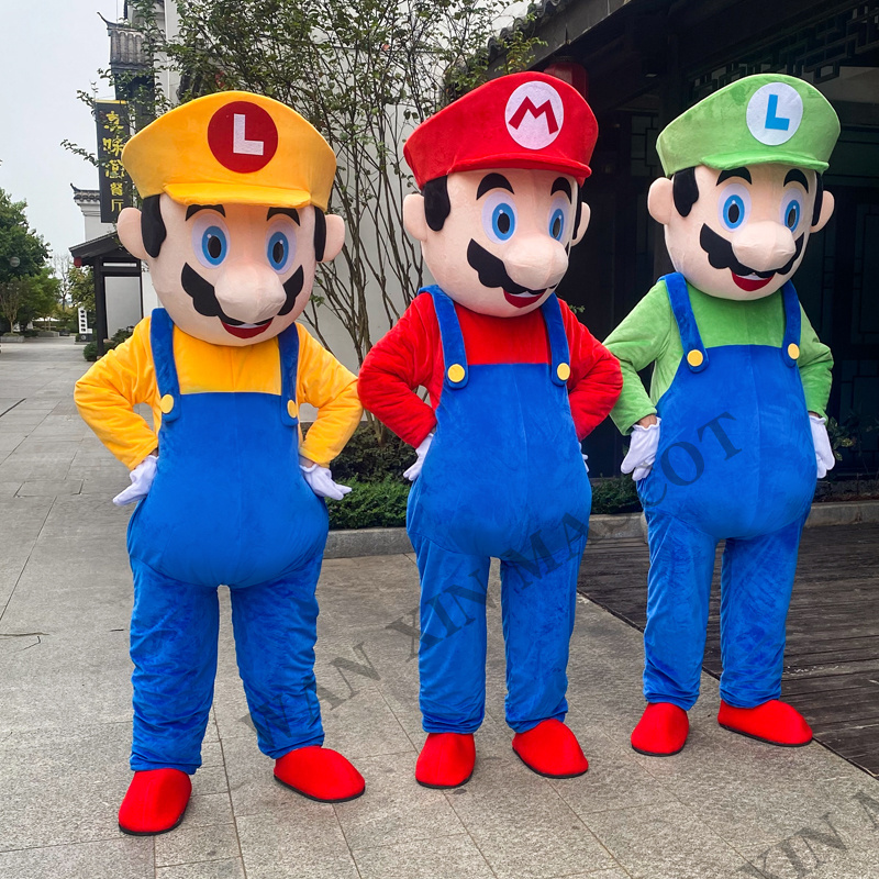 Cartoon character Super Mario Mascot costumes for sale Super Mario Holiday event costumes mascot costume