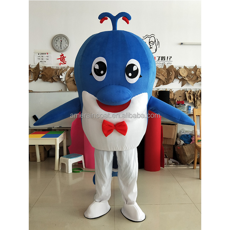 Marine animal cartoon doll costume Dolphin prop cartoon doll costume Goldfish cartoon costume custom mascot