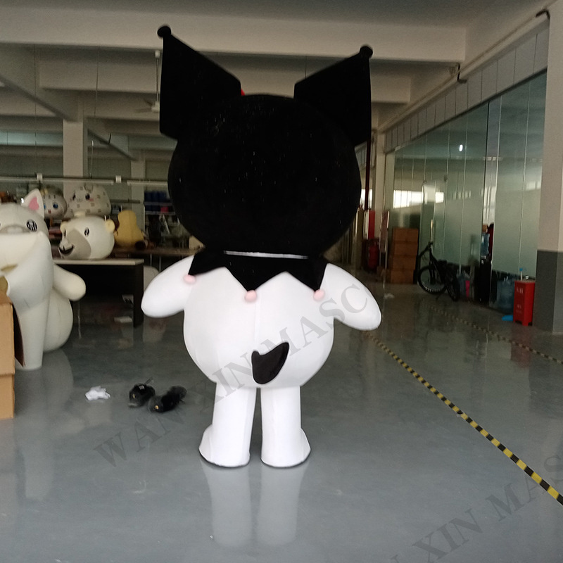 Cute cartoon black beauty doll cat plush cat toy custom mascot costume mascot costume cartoon character