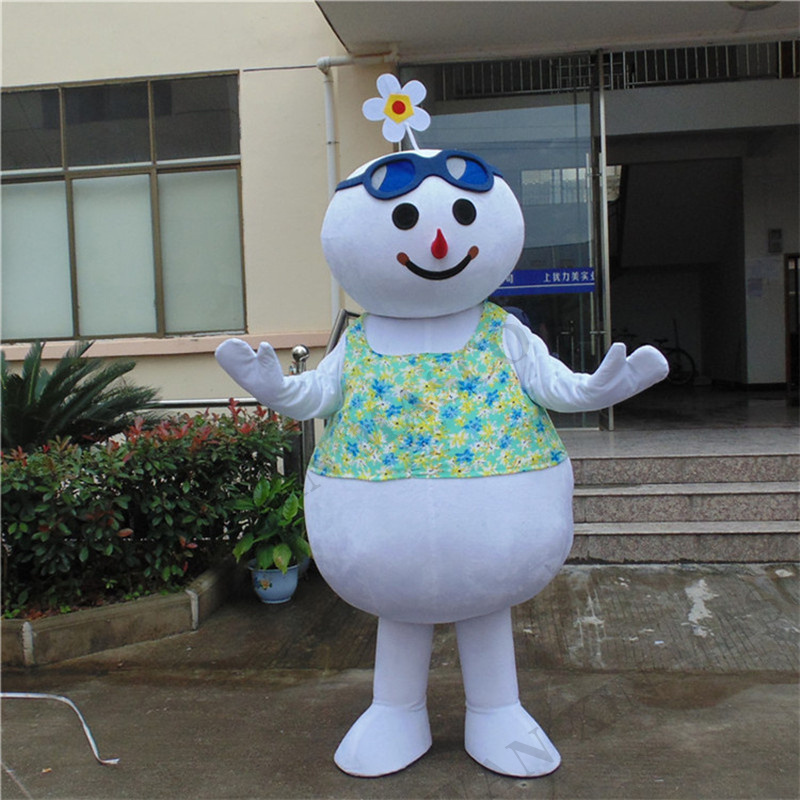 Hot selling custom Olaf mascot costume Adult snowman white mascot cartoon costume