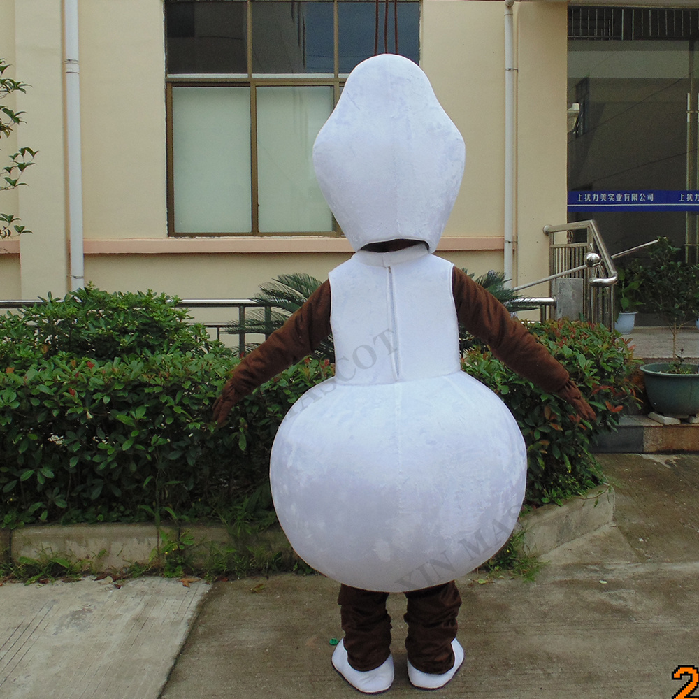 hot sell cartoon fur costumes Olaf mascot costumes white snowman custom design mascot  Mascot Costumes