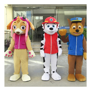 Adults PAW Dog Patrol Mascot Costume Adult Party Costume Mascots Custom Cartoon Character Dog Pawpatrol Mascot Costumes