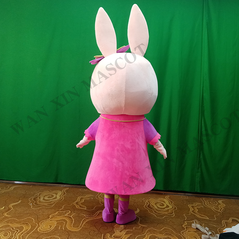 Rabbit doll costume cartoon show activity doll costume  mascot costumes for adults lady heart