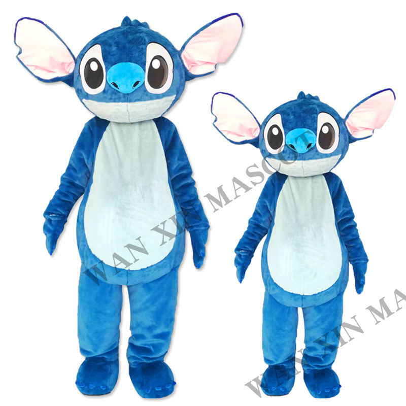 Professional cartoon character lilo stitch mascot costume mascot costumes for adults mascot costume