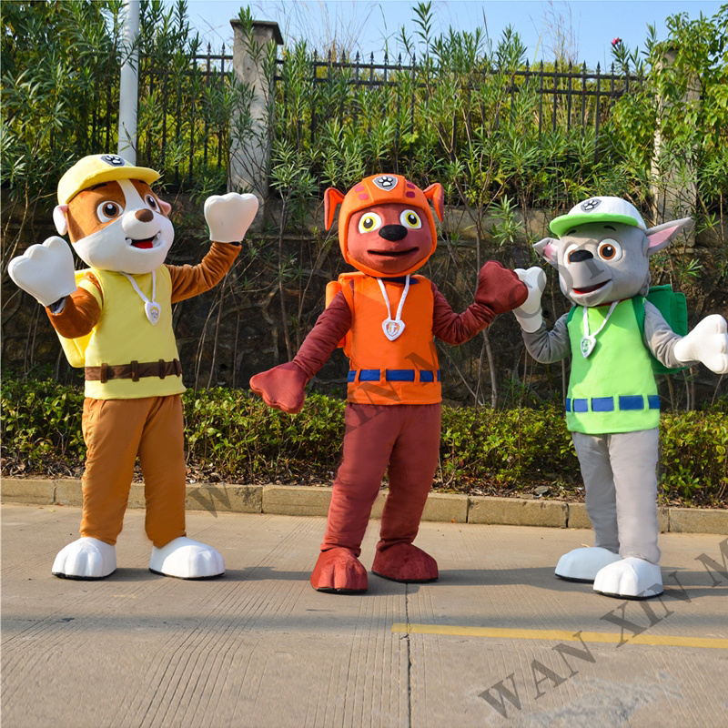 Adults PAW Dog Patrol Mascot Costume Custom Made Watermelon Mascots Cartoon Character Costumes For Party Custom Mascot Costumes