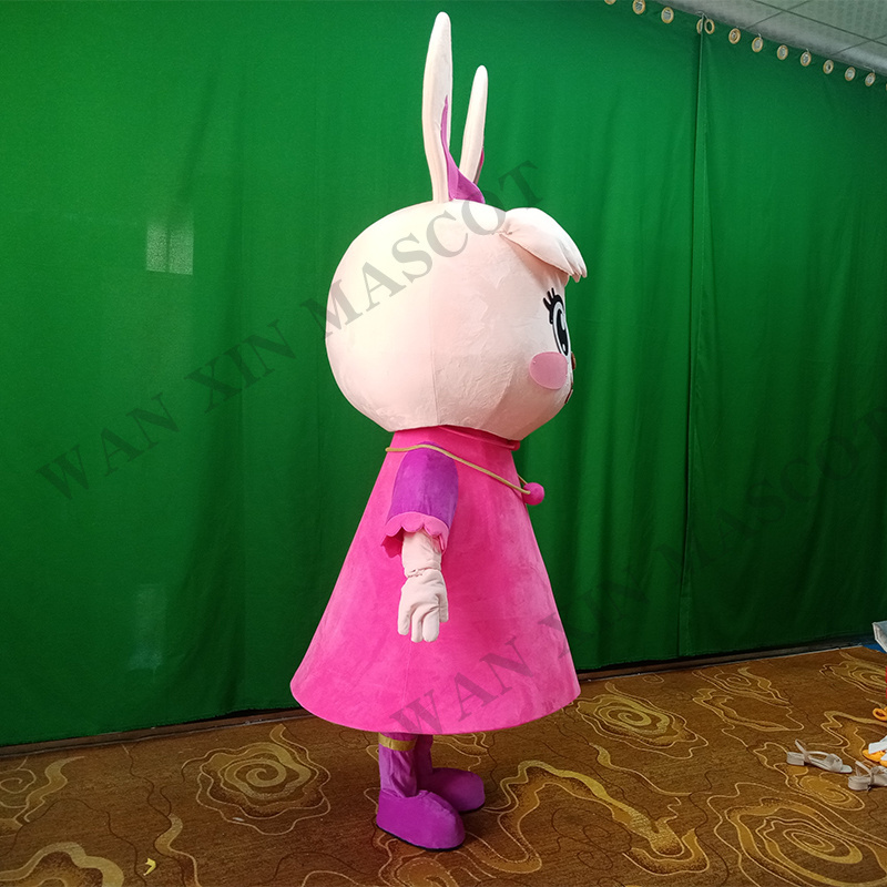 Rabbit doll costume cartoon show activity doll costume  mascot costumes for adults lady heart