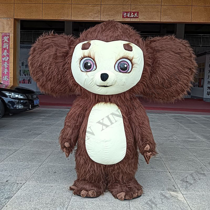 Halloween Christmas party celebration costume Stuffed monkey inflatable Cosplay costume monkey mascot costume