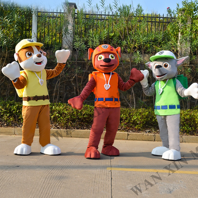 Adults PAW Dog Patrol Mascot Costume Custom Made Watermelon Mascots Cartoon Character Costumes For Party Custom Mascot Costumes