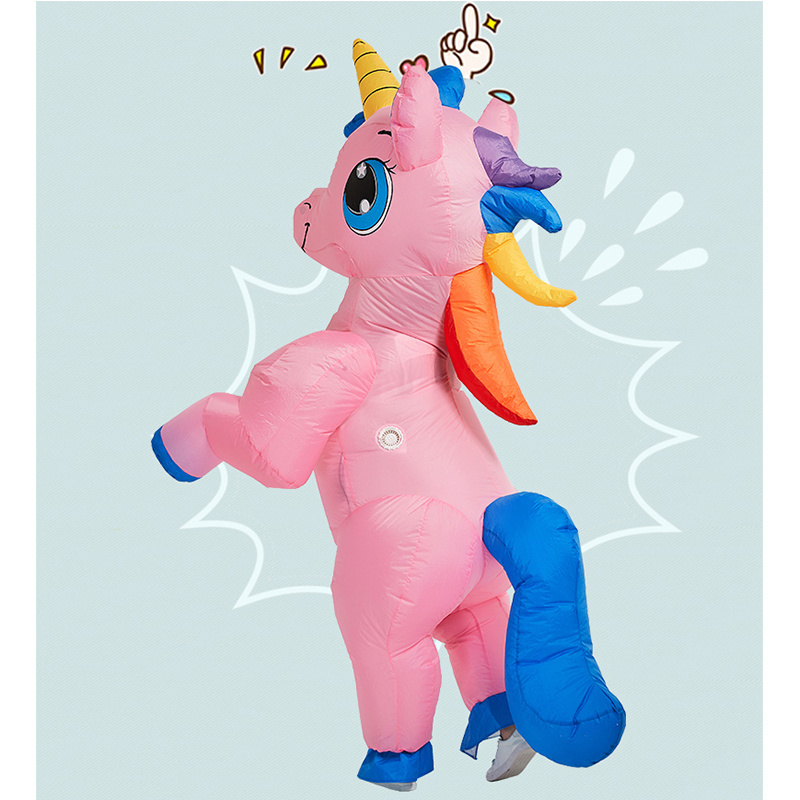 Inflatable Costume Toy Inflatable Animal Costume Fat Suit Mascot Costumes for Adults Inflat Unicorn Cartoon Holiday Party