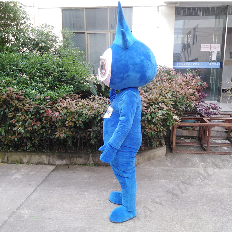 Hot selling blue plush mascot cartoon watermelon mascot costume Party mascot custom adult costume