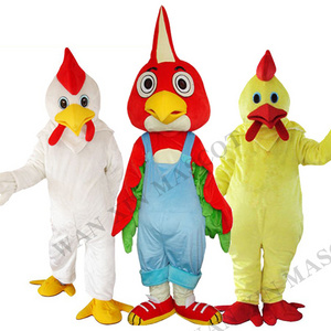 custom mascot Birthday Halloween cartoon character play animal chicken costume brown orange Chicken mascot costume