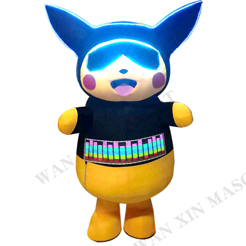 Animal Props Wearable mall show costume Light up Pikachu costume inflatable mascot  Mascot Costumes