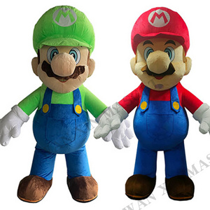 Super Mario Holiday Event Performance Party Costume Inflatable mascot Adult cartoon character Super Mario mascot costume