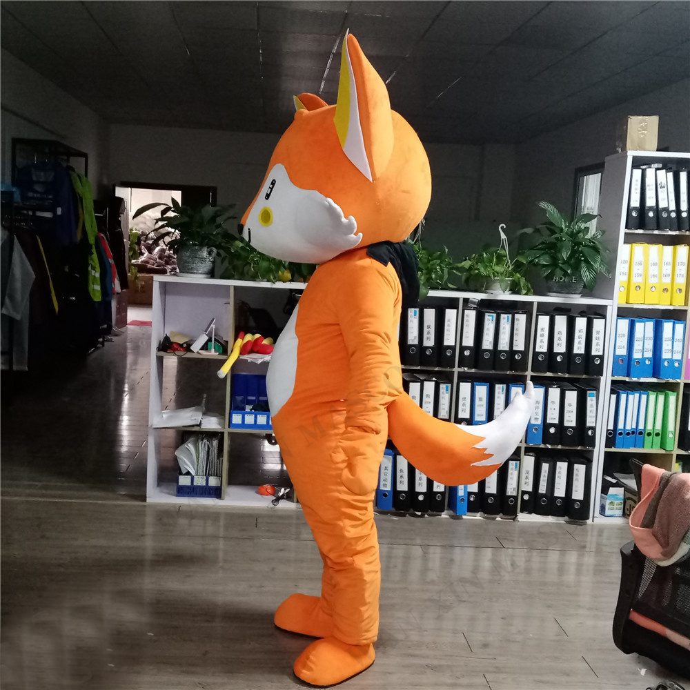 Yellow Fox Hedgehog Mascot Costume Fox Mascot Costume Suits Cosplay Party Fursuit Outfits Clothing Halloween Costume Cosplay