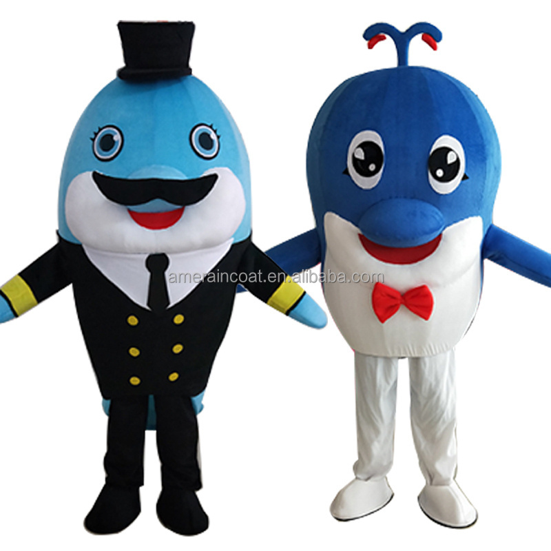 Marine animal cartoon doll costume Dolphin prop cartoon doll costume Goldfish cartoon costume custom mascot