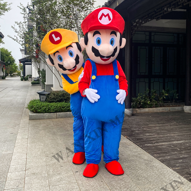 Cartoon character Super Mario Mascot costumes for sale Super Mario Holiday event costumes mascot costume