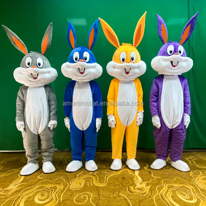 Big mascot costume Cosplay Easter Party Bunny Animal Mascots Customized Adult Rabbit Bunny Mascot Costumes